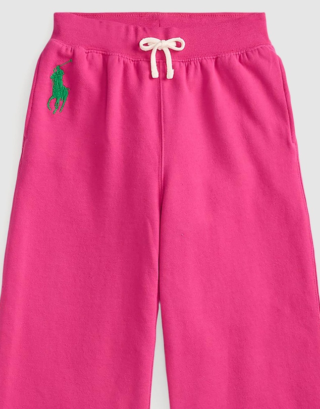 Polo Ralph Lauren - Big Pony Fleece Wide-Leg Sweatpants - Babies-Teens