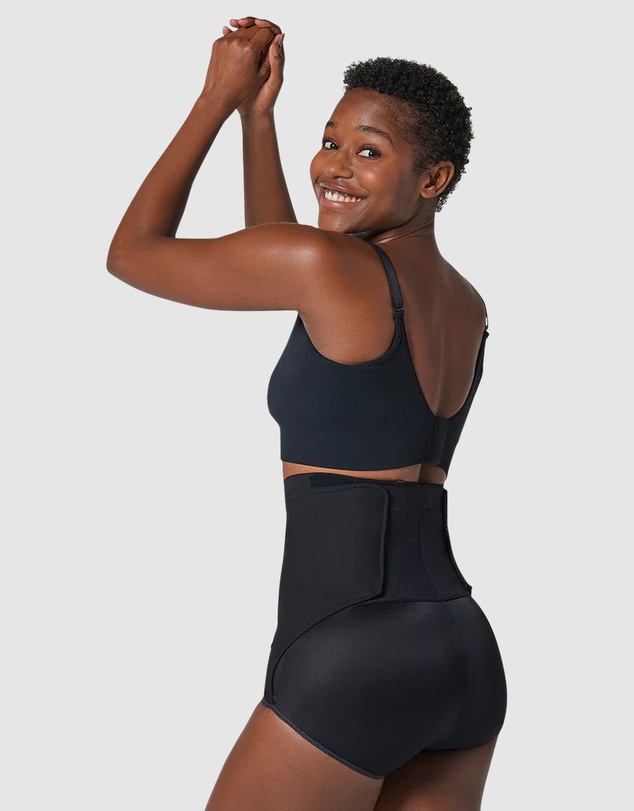 Leonisa - Bellyflex Total Adjustable Post-Surgery or Postpartum Belly Wrap Brief