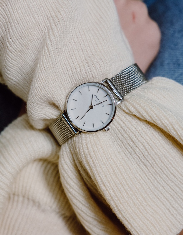 Rosefield - The Small Edit - Silver Mesh Band