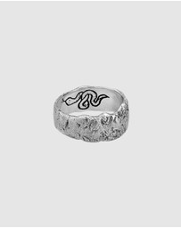 Haze & Glory - ICONIC EXCLUSIVE - Band Ring Men Serpent in 925 Sterling Silver