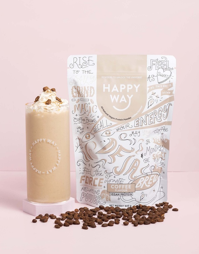 Happy Way - Deja Brew Coffee Vegan Protein Powder