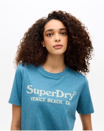 Superdry - Venue Metallic Graphic Tee