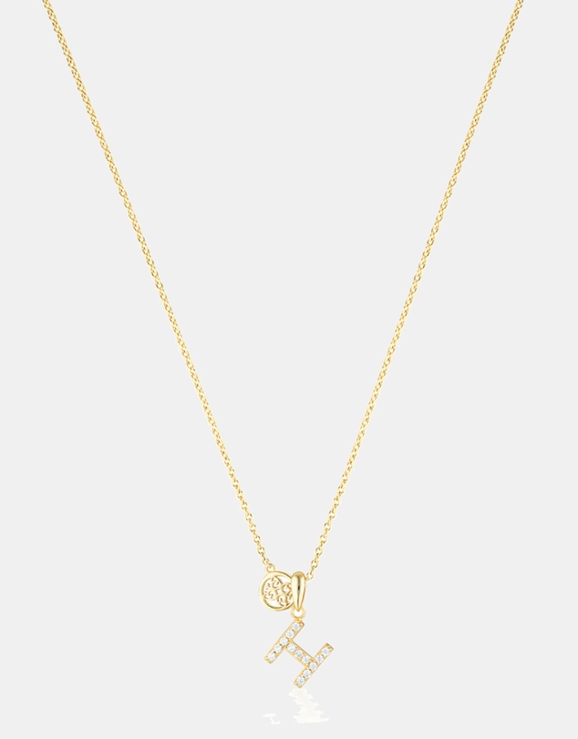 Georgini - Georgini Luxury Letters H Initial Pendant Gold