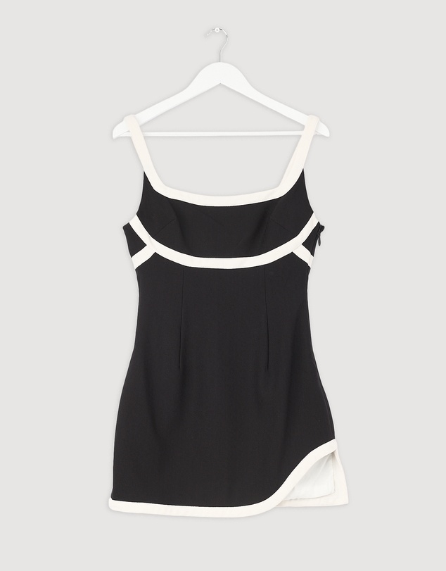 Revibe - Repaired BY JOHNNY. Calypso Splice Mini Dress - AU 10