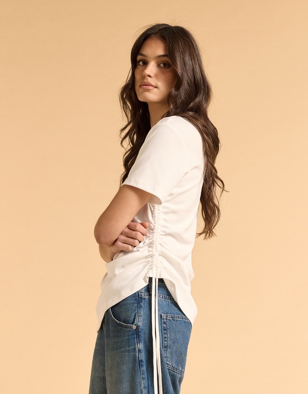 MVN - Rouched Side Tee
