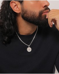 Kuzzoi - ICONIC EXCLUSIVE - Pendants Compass Solid in 925 Sterling Silver