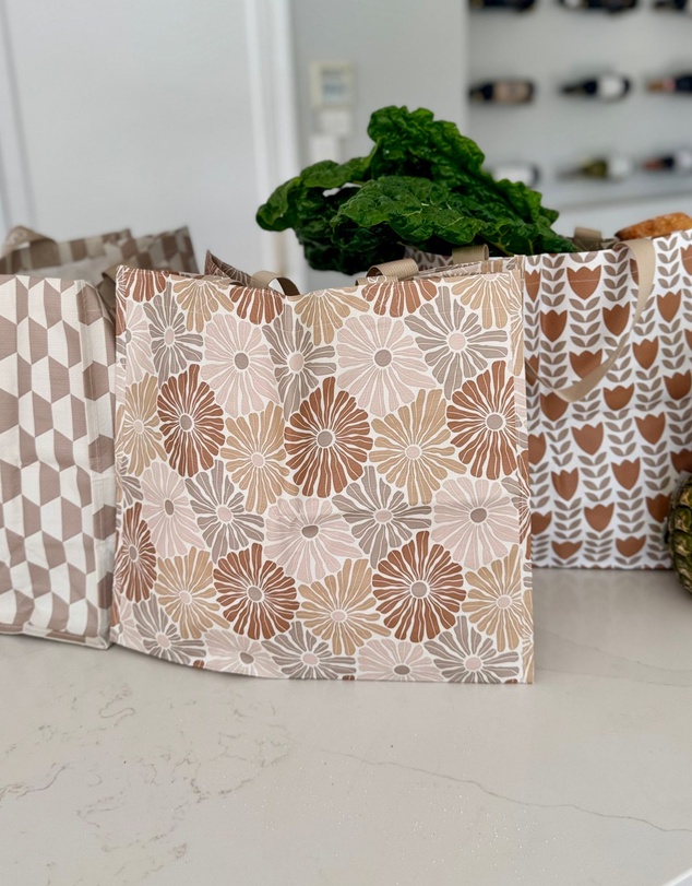 Sky Gazer - Multi-Use Reusable Bags (Pack of 4)- Taupe