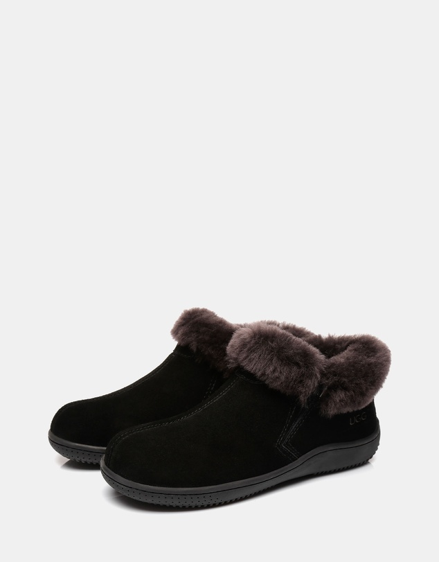 EVERAU - Australian Shepherd Ugg Daley Slipper Cow Suede Upper House Shoes