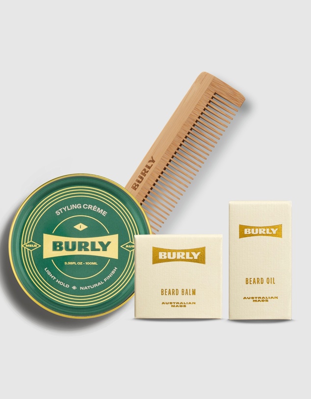 BURLY - Beard & Styling Pack - #1 Creme - Light Hold