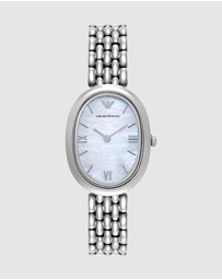 Emporio Armani - Silver Tone Analogue Watch