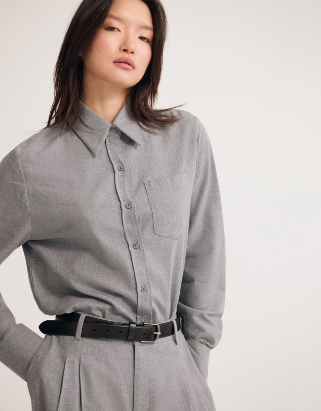 Oxford - Adrienne Euro Fabric Oversize Shirt
