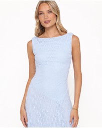 Petal & Pup - Kirsten Lace Maxi Dress - Cornflower Blue
