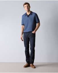 Trenery - Slim Mid Wash Jean in Ink Blue