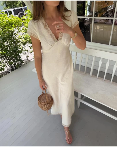 Rixo - Clarice Linen Dress