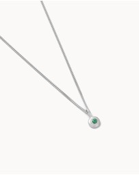 Kirstin Ash - Birthstone Necklace May Emerald