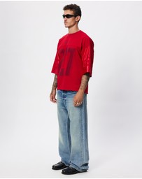 RHUDE - Relaxed Traxedo Denim Jeans