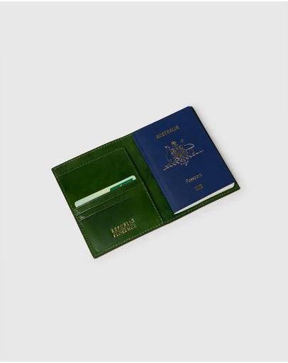 Republic of Florence - Passport Holder Green