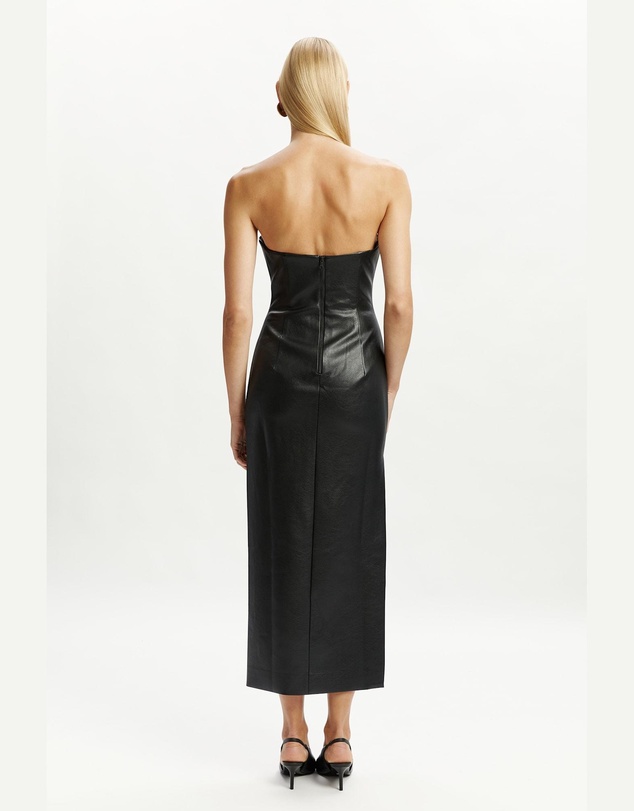 Bardot - Eleni Vegan Leather Midi Dress