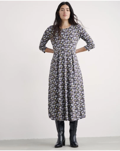 Seasalt - Seasalt Cornwall Multi Veronica Midi Dress Jersey