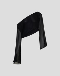 Vacay Swimwear - Bella Top Black