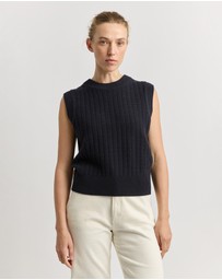 Toorallie - Grid Knit Vest