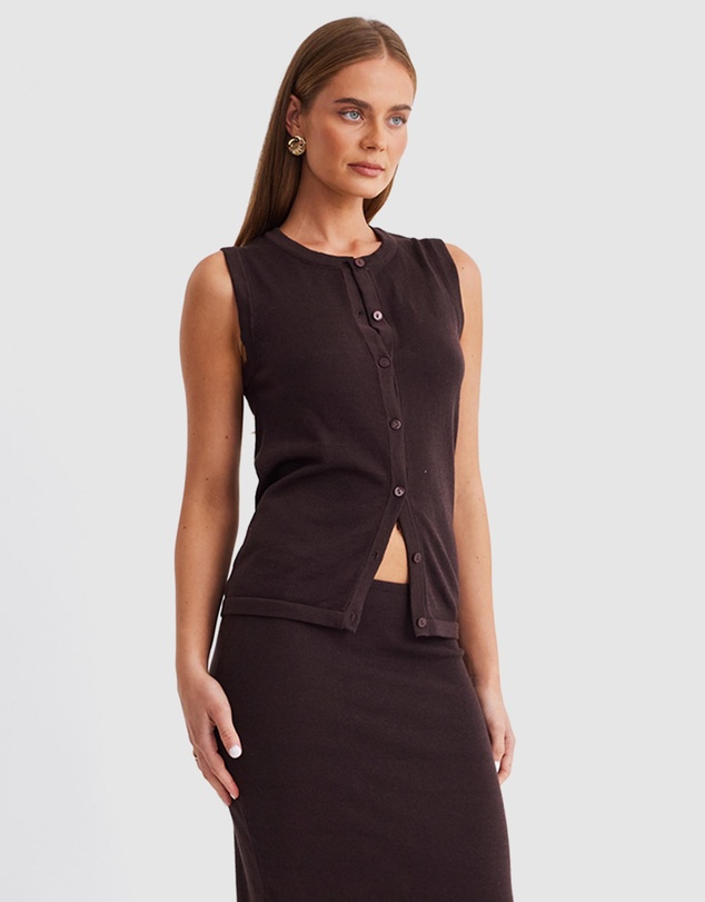 SNDYS - August Button Up Vest