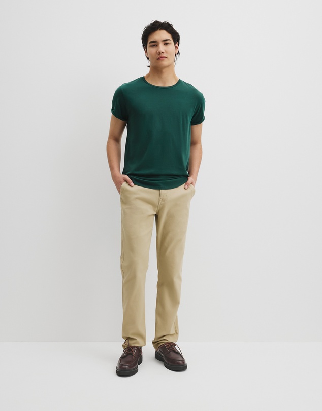 Country Road - Australian Cotton Longline Garment Dye T-shirt