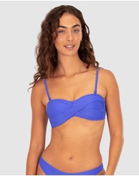 Baku Swimwear - Rococco Twist Bandeau Bikini Bra Top