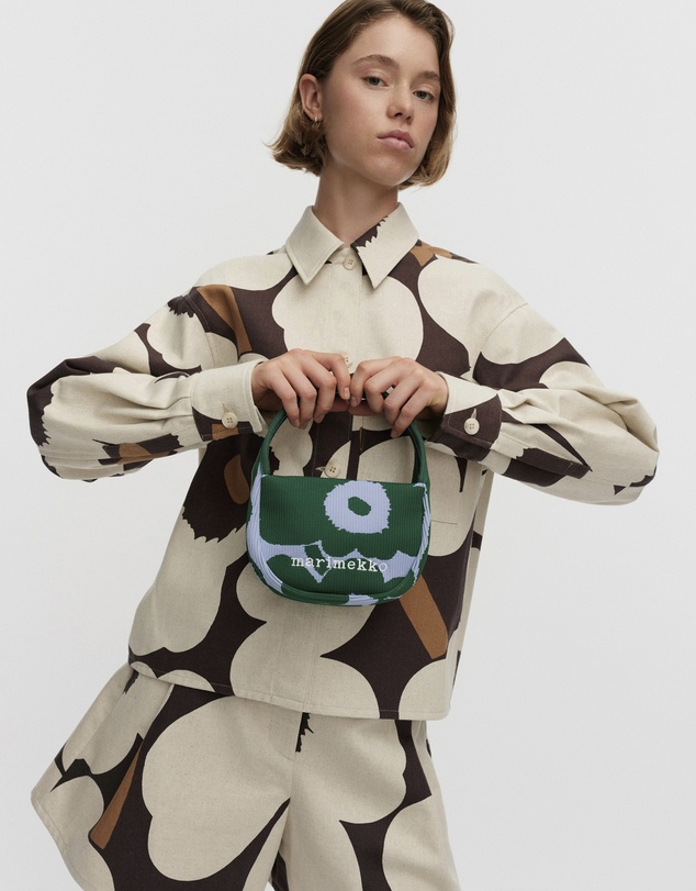 Marimekko - Knitted Mini Handbag Unikko Shoulder bag