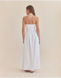Amelius - Gemma Linen Halterneck Dress