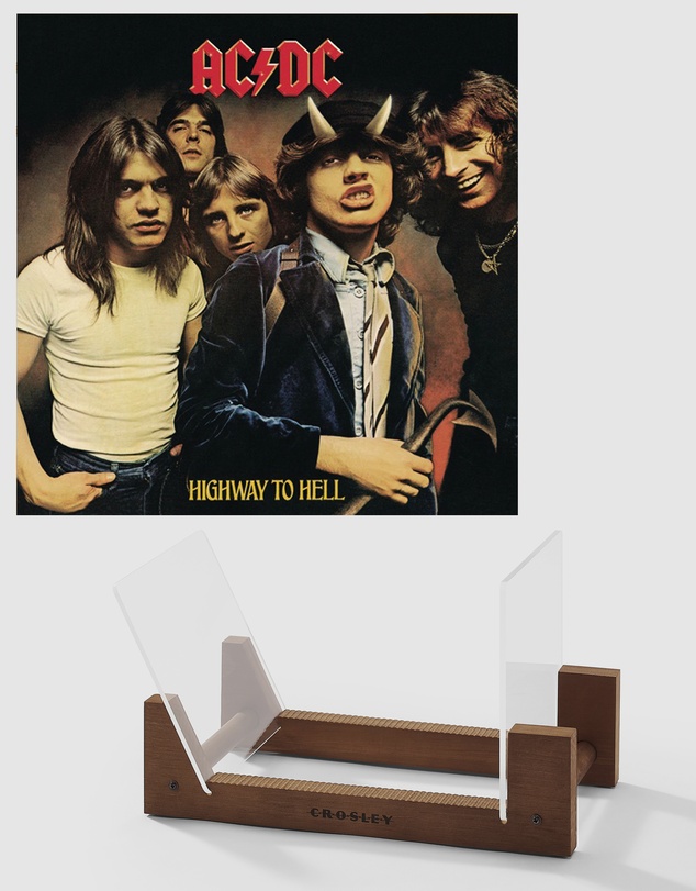 Sony Music - Ac/Dc Highway To Hell Vinyl Album & Crosley Record Storage Display Stand
