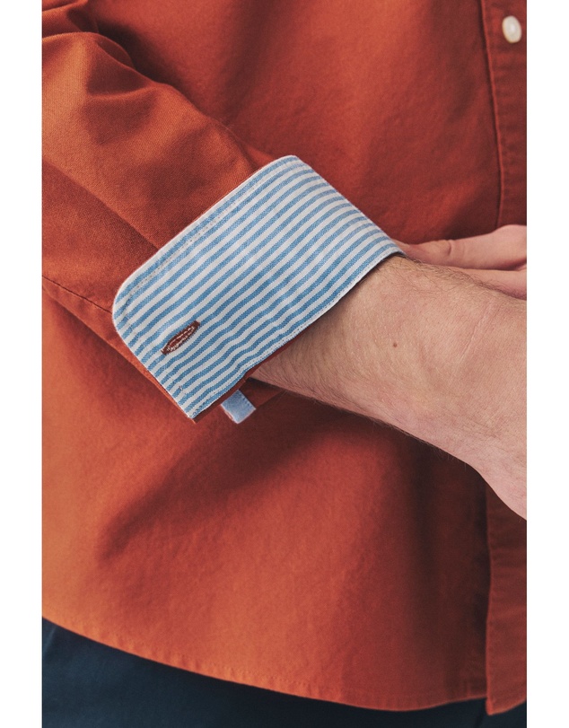 NEXT - Long Sleeve Oxford 100% Cotton Shirt Regular Fit