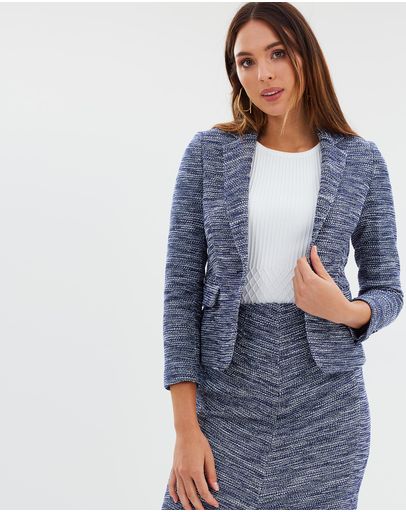 NAVY/IVORY