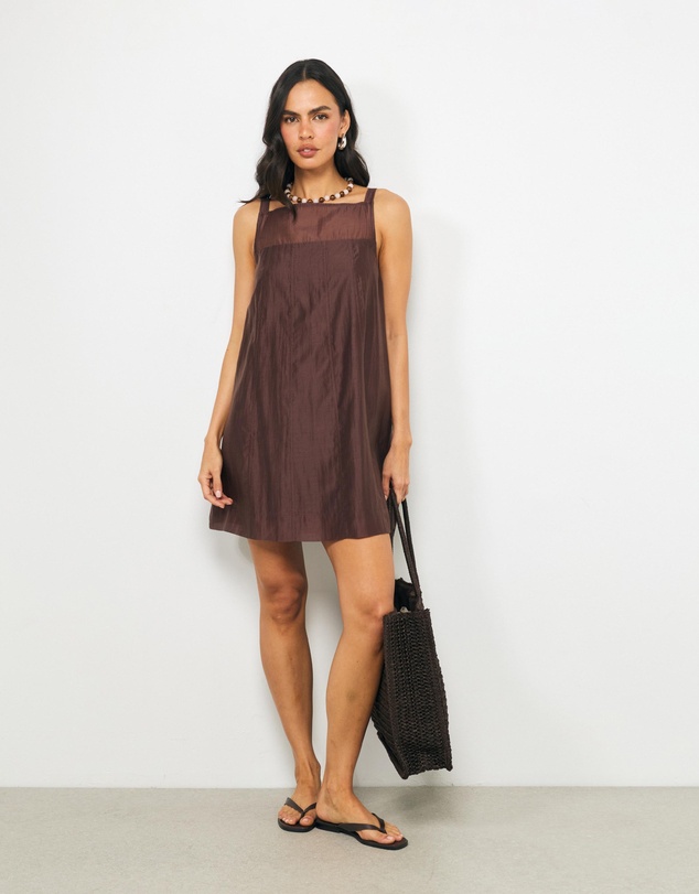 AERE - Aven Panelled Mini Dress