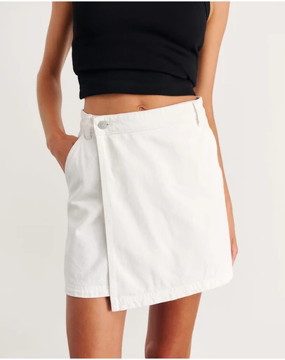 Jag - Anais Mini Denim Wrap Skirt