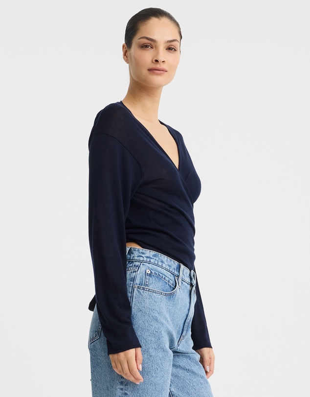Morrison - Micah Knit Wrap Top