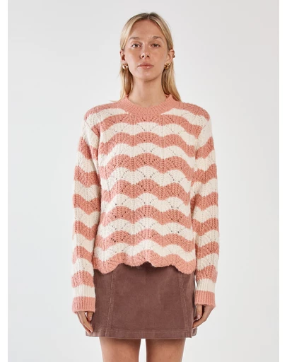 Sass - Nikkita Wavy Stripe Knit