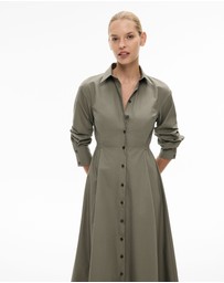 Witchery - Shirred Shirt Dress
