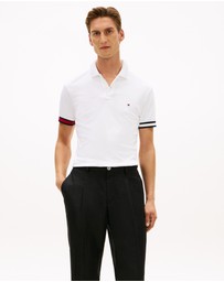 Tommy Hilfiger - Slim Fit Interlock Knit Tipped Polo Shirt
