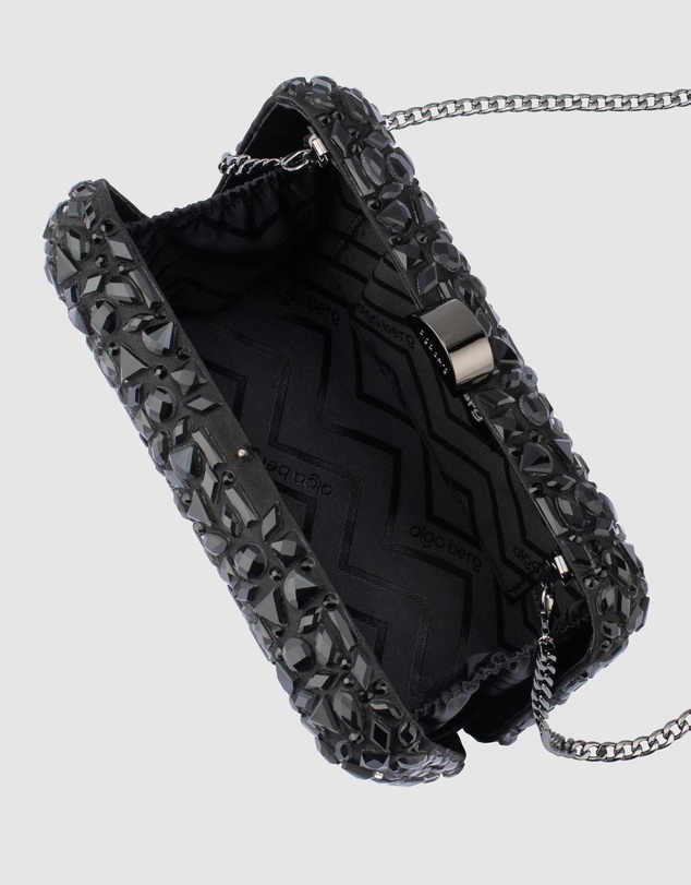 Olga Berg - Aviva Crystal Clutch