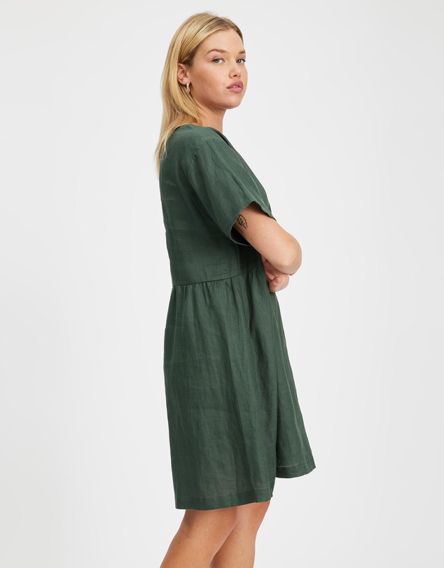 White By FTL - Zavi Linen Dress