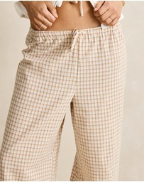 Rhythm - London Check Beach Pants