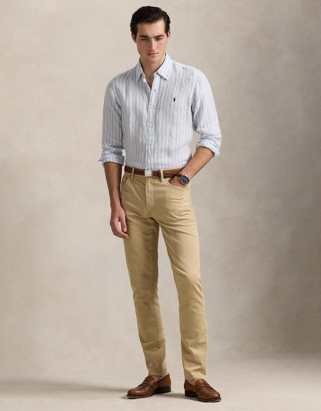 Polo Ralph Lauren - Custom Fit Striped Linen Shirt