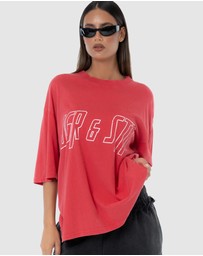 JGR & STN - Haze Oversized T-Shirt - ICONIC EXCLUSIVE