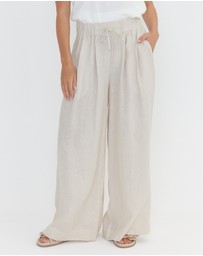 ALEXANDRA - Teri Pants Stone