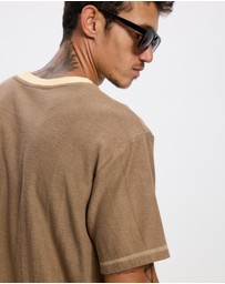 Rhythm - Contrast Vintage Terry SS T-Shirt