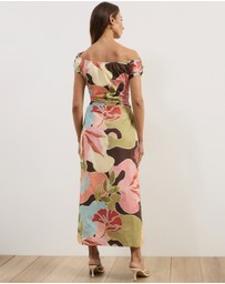Atmos&Here - Janie Cotton Sateen Midi Dress