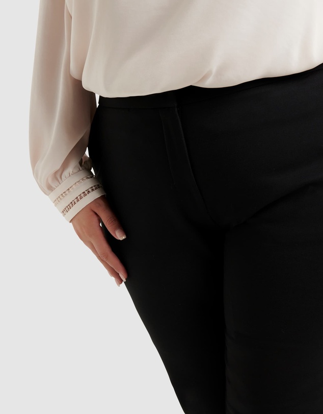 Forever New Curve - Audrey Curve High Waist Cropped Pants