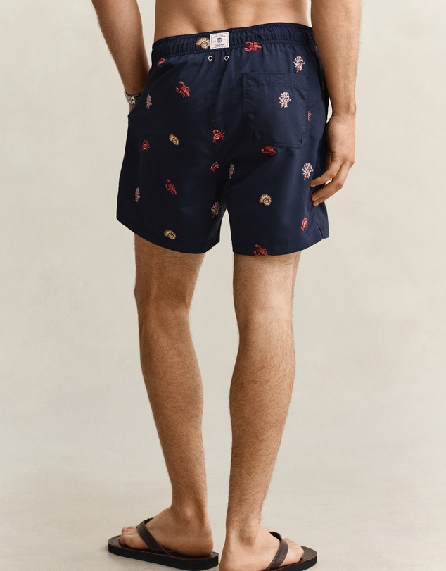 Gant - Lobster Embroidery Swim Shorts