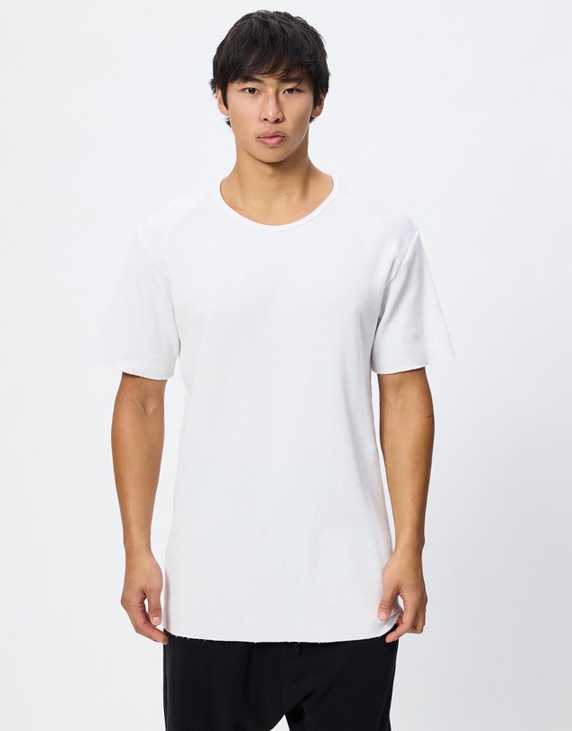 Surrounded By Ghosts - The Arsenic Relaxed Waffle Knit Long Tail T-Shirt